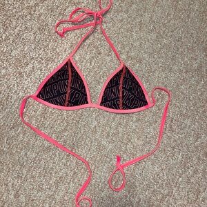 hot pink triangle VS bikini top Medium